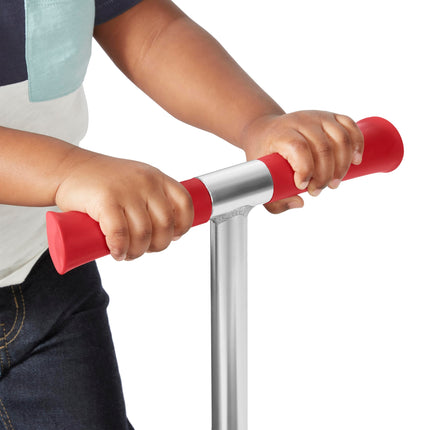 Kids Scooter, Toddler Scooter, Flyer Glider Jr. with Light Up Wheels, Red, Radio Flyer Ride On Toys for Kids 2-5 Years Old, for Outdoor Riding