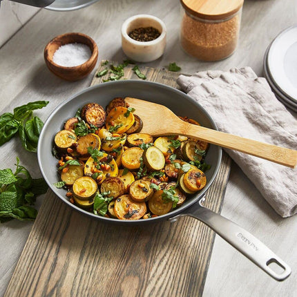 GreenPan Chatham Hard Anodized Healthy Ceramic Nonstick, 8" Frying Pan Skillet, PFAS-Free, Dishwasher Safe, Oven Safe, Gray