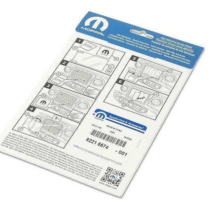 Mopar 82215337 Protector de pantalla para centro multimedia Chrysler Pacifica Jeep Wrangler Gladiator para pantalla de 8.4
