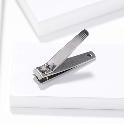 TWEEZERMAN Stainless Steel Finger Nail Clipper, 1 EA