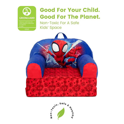 Delta Children Cozee Buddy Flip-Out Kids Chair, Spidey and His Amazing Friends