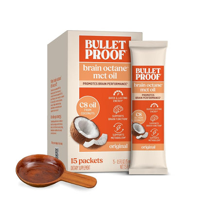 BULLETPROOF Brain Octane Oil, 15 Count