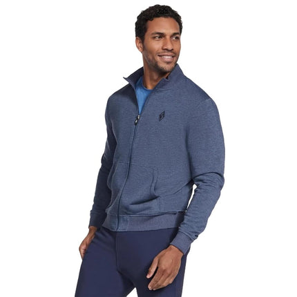 Skechers Men's Cozy Fit Hoodless Hoodie , Blue, L