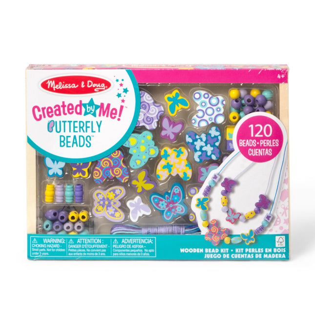 Melissa & Doug Created by Me! Butterfly Beads Wood
