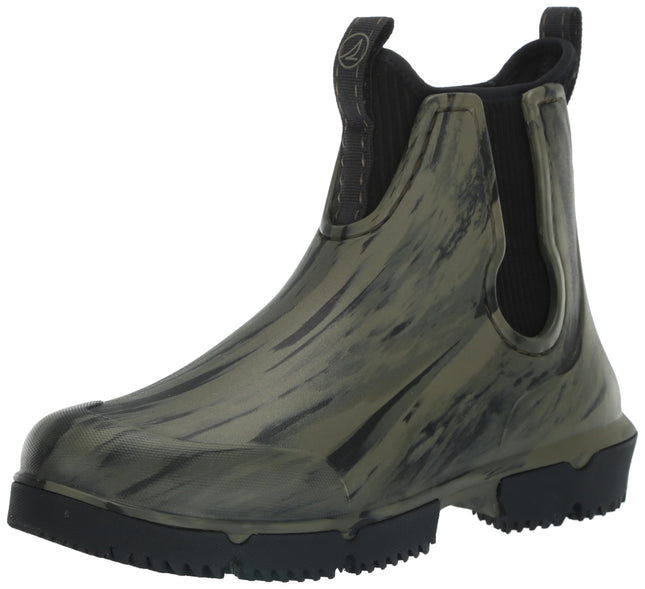 Sperry Men's Float Rain Boot Boot, Camo Olive, 13 