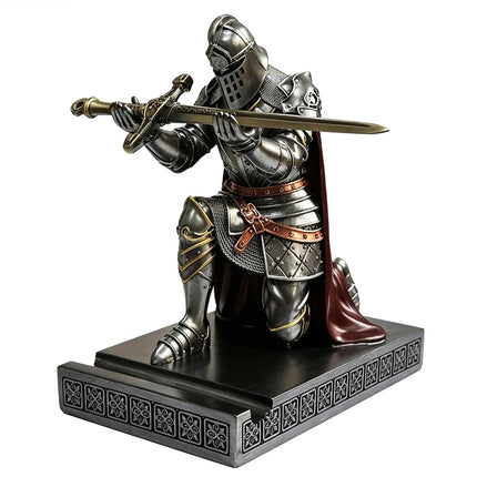 Knight Pen Holder Desk Organizer Office Decor Letter Opener for Desk Iron