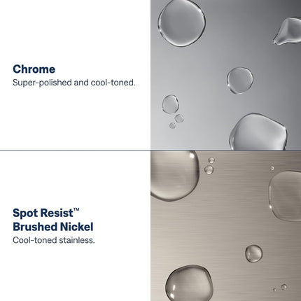 Ignite 5 Setting Spot Resistant Brushed Nickel Showerhead