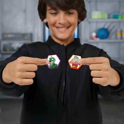 MrBeast Lab Swarms Hyper Fusion Series, Biting Hot Sauce Collectibles, Collect Over 100 Unique Swarms, Mega Lab Pack with 14 Micro Beasts, 14 Stickers & 4 Fusion Caps, Fun for Kids & Fans