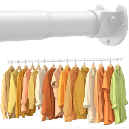 2 Pack Closet Rods for Hanging Clothes, 17-99 Inch