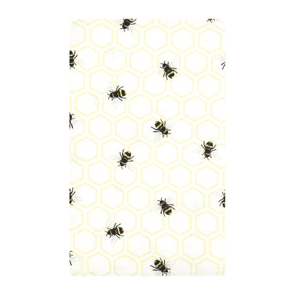 Bavoir d'épaule en flanelle unisexe Hudson Baby 10 pièces, abeille, taille unique