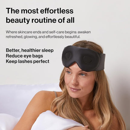 Dore & Rose — Mulberry Silk Sleep Mask for Women & Men, 3D Contour Blackout with cups, Pure Silk Eye Masks for Sleep, Travel Night - Eye Cover, Sleeping Mask, Sleepmask, Eyemask, Pods, Lash Extensions