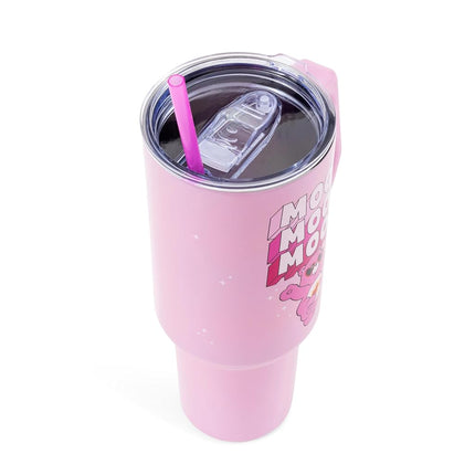 Silver Buffalo Care Bears Mood Love-A-Lot, Stainless Steel Tumbler, 40oz