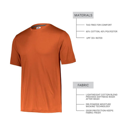 Russell Athletic Men's Performance T-Shirt, Burnt Orange, XX-Large