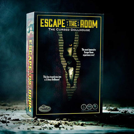 ThinkFun Escape the Room The Cursed Dollhouse, Mystery Escape Room Game, Brain Teaser for Adults & Teens Ages 13+