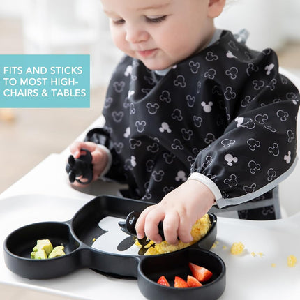 Bumkins Bumkins - Silicone Grip Dish - Disney Mickey Mouse
