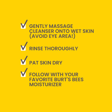 Burt's Bees Aceite Limpiador Facial 100% Natural para Piel Normal a Seca 170ml