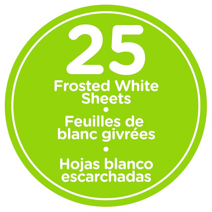 Shrinky Dinks Creative Pack, 25 Sheets Frosted White, Kids Art and Craft Activity Set, Kids Toys for Ages 6 Up by Just Play