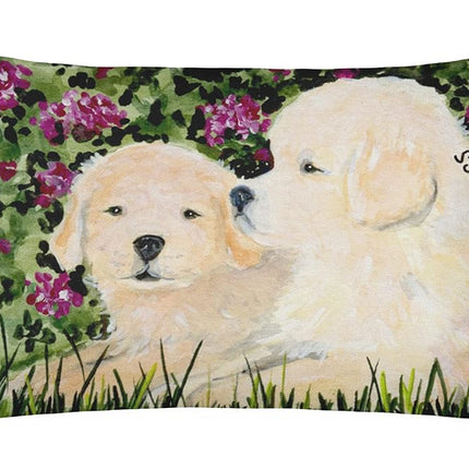 Cojín decorativo de tela de Golden Retriever