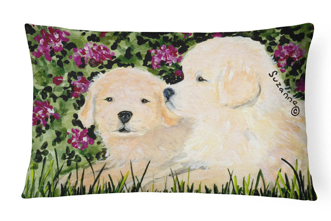 Golden Retriever Decorative Fabric Pillow