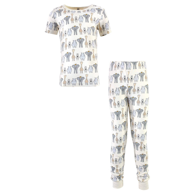 Hudson Baby Unisex Cotton Pajama Set, Royal Safari