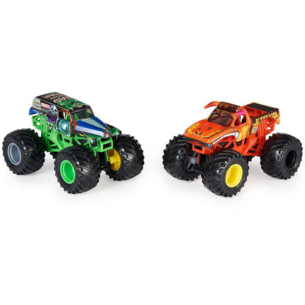 Monster Jam, Camions Monster Die-Cast Officiels Grave Digger Vs. El Toro Loco, Échelle 1:64, Jouets pour Enfants de 3 ans et plus