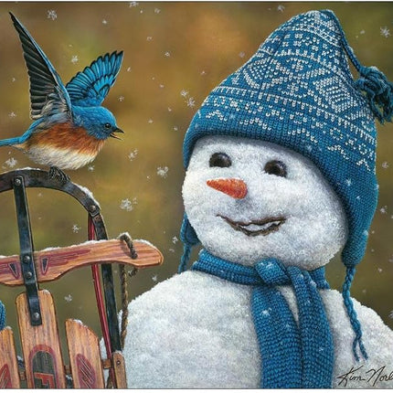 Buffalo Games Snow Brother By Kim Norlien Jigsaw Puzzle From The Holiday Collection (300 Pieces)