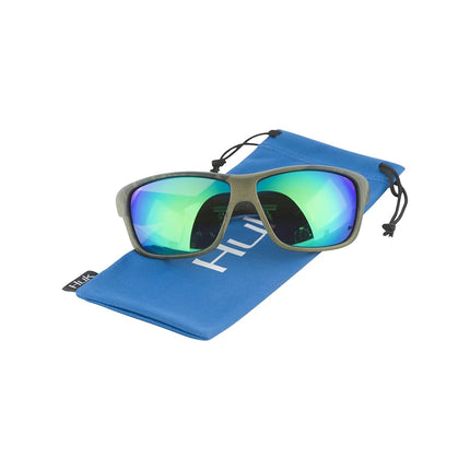 HUK Fishing Polarized Full Frame Sunglasses with Scratch Resistance and UV Protection