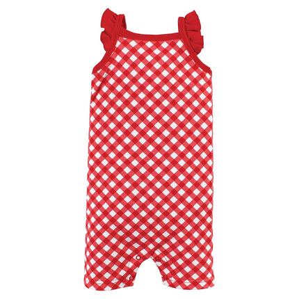 Hudson Baby Unisex Cotton Rompers, Udderly Adorable, 0-3 Months