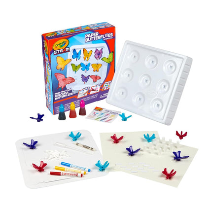 Crayola Paper Butterfly Science Kit, STEAM Toy, Gift for Kids, Ages 7, 8, 9, 10
