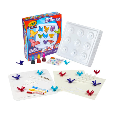 Crayola Paper Butterfly Science Kit, STEAM Toy, Gift for Kids, Ages 7, 8, 9, 10