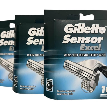 Gillette Sensor Excel - 30 Count (3 x 10 Pack)