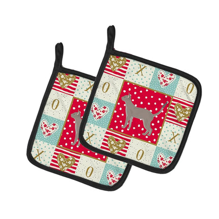 Sujetadores de ollas Caroline's Treasures, multicolor
