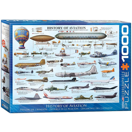 EuroGraphics History of Aviation 1000-Piece Puzzle