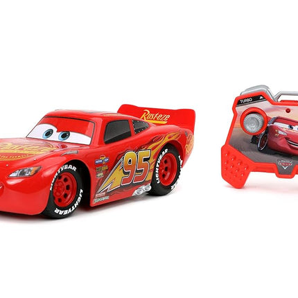 Disney Pixar Cars 1:24 Lightning McQueen RC Remote Control Car 2.4 GHz Red, Toys for Kids