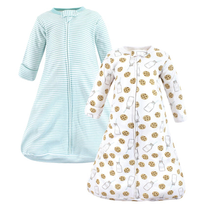 Hudson Baby BabyCotton Long-Sleeve Wearable Sleepi
