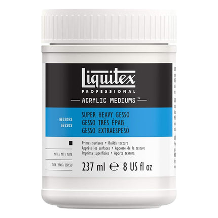 Liquitex Super Heavy Gesso Surface Prep Medium, 8-