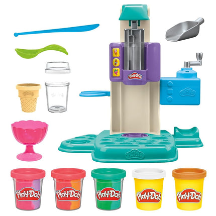 Play-Doh Rainbow Swirl Ice Cream Playset for Toddlers