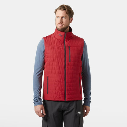 Helly Hansen Mens Crew Insulated Vest 2.0, 4XL, Red