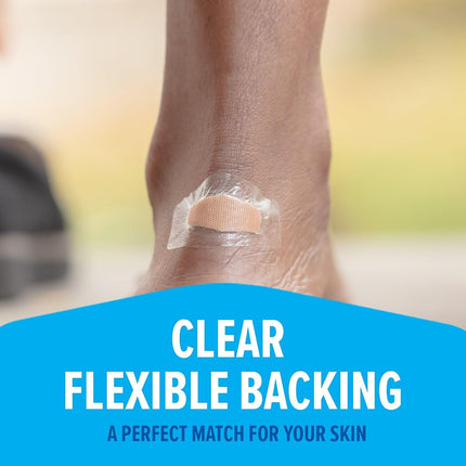 Nexcare Waterproof Clear Bandage Assorted Sizes, 50-Count Packages (Pack of 4)