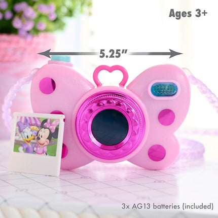 Cámara de juguete Minnie Mouse de Disney Junior Picture Perfect, juguetes para niños a partir de 3 años de Just Play