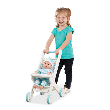 Melissa & Doug Cochecito de madera Mine to Love
