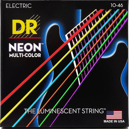 DR Strings HI-DEF NEON™ - MULTI-COLOUR Coloured El