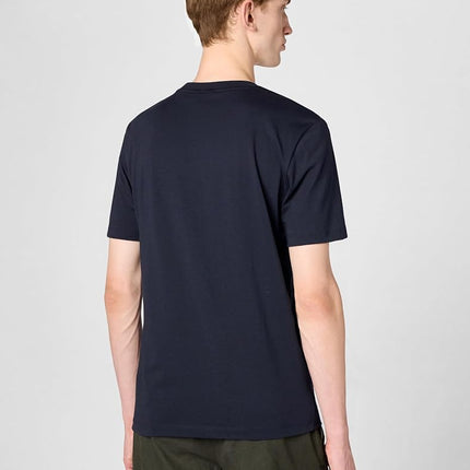 Hugo Boss Men's Small Logo Cotton Crewneck T-Shirt, Basic Navy, XXL