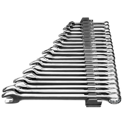 Ernst Manufacturing 20 Wrench Organizer - Black, Plastic, Wrench Organizer, Storage Rack, Workshop, Toolbox