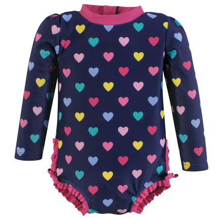 Hudson Baby Baby Girl's Rashguard Toddler Swimsuit