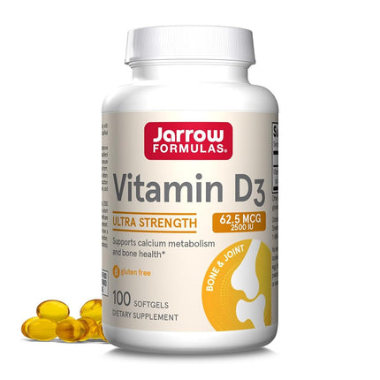 Jarrow Formulas Vitamin D3, Supports: Calcium and 