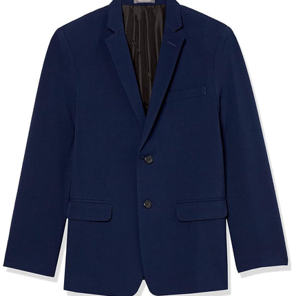 Chaqueta de traje elástica Van Heusen Boys' Flex, azul marino liso, 12