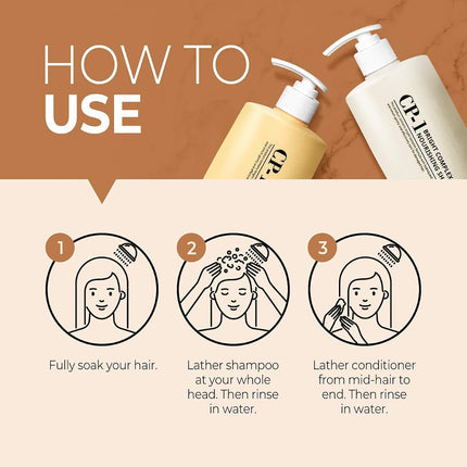 Aesthetic House CP-1 Nourishing Shampoo + Conditioner 500ml SET KOREA Beauty