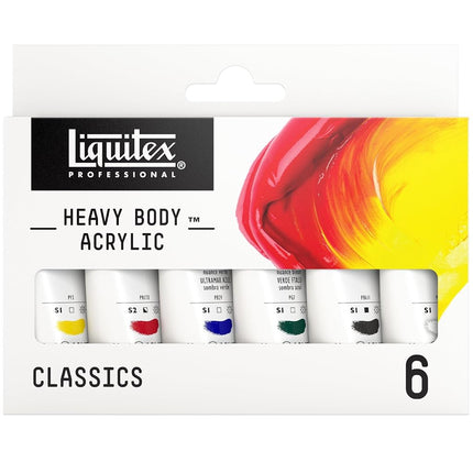 Liquitex Professional Heavy Body Acrylic 6-Pack - 