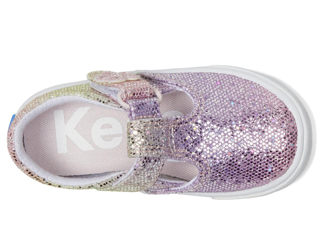 Keds Fille Daphne (Bébé/Enfant) Baskets, Paillettes Ombrées Pastel, 5 Bébé